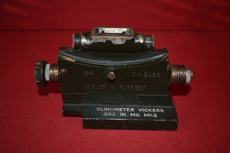 CLINOMETER FOR VICKERS MACHINE GUN-SOLD